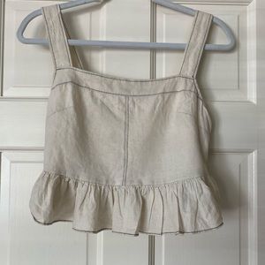 Urban outfitters off-white crop top